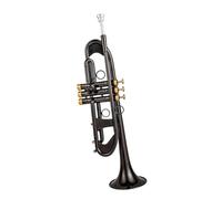 Adult Trumpets TR 750 Bb Small Trumpet Black Nickel Gold Key Professional Music Instruments With Case