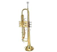 Adult Trumpets Trumpet B Flat Silver-plated Instrument Beginner Professional Wind Instrument(A)
