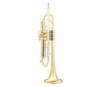 Adult Trumpets Trumpet B Flat Silver-plated Instrument Beginner Professional Wind Instrument(E)