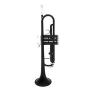 Adult Trumpets Trumpet Bb B Flat Brass Instrument Trompete With Case Strap Musical Instrument Accessories(Black)