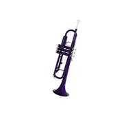 Adult Trumpets Trumpet Bb B Flat Brass Instrument Trompete With Case Strap Musical Instrument Accessories(Purple)