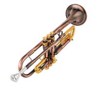Adult Trumpets Trumpet Bb B Flat Brass Trompeta Exquisite Durable Trompete Musical Instrument With Gloves Strap Case