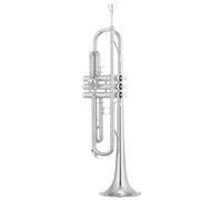 Adult Trumpets Trumpet Instrument B Flat Silver Plated Beginner Exam Professional Performance(B)