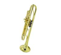 Adult Trumpets Trumpet Musical Instrument Gold Lacquer Trumpet Nickel-plated Musical Instrument Beginner Performance Level(A)