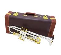 Adult Trumpets Trumpet Silver Trumpet Pipe Flat Instrument Brass Professional Musical Instrument For Adults
