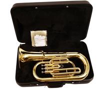 Adult Tuba Erect Key Euphonium In B Flat With Lacquered Gold