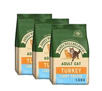 James Wellbeloved Rich in Turkey Light Recipe Adult Dry Cat Food - 1.5kg