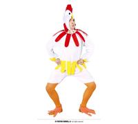 Adult Unisex Chicken Fancy Dress Costume Men's Ladies Bird Hen Outfit New fg
