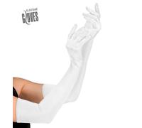 Adult Unisex Long Elastane Gloves 60cm Fancy Dress Costume