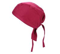 Adult Unisex Quickly Dry Skull Cap Bandana Chefs Hat Headscarf Adjustable Workwear Chef Catering Cap Headwear Black Hotel Cook Hat