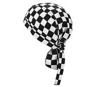 Adult Unisex Quickly Dry Skull Cap Bandana Chefs Hat Headscarf Adjustable Workwear Chef Catering Cap Headwear Black Hotel Cook Hat