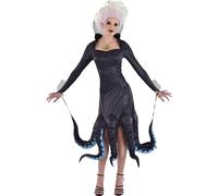 Adult Ursula Costume - The Little Mermaid Movie 2023 AD 10-12 Multicolor