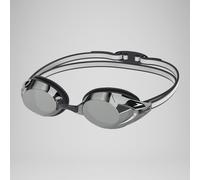 Speedo Vanquisher 3.0 Goggles Limestone Grey with Silver Mirrored Lenses