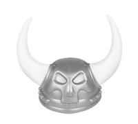 Adult VikingHelmet With Horns For VikingTheme Parties Ancient Roman Warrior Hat For Halloween Costume Medieval Dress Up Vikingcostume Middle Ages Soldier Hat Vikingage Headwear Costume Accessory