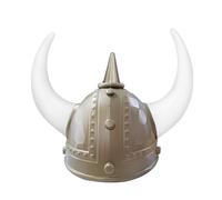 Adult VikingHelmet With Horns For VikingTheme Parties Ancient Roman Warrior Hat For Halloween Costume Medieval Dress Up Vikingcostume Middle Ages Soldier Hat Vikingage Headwear Costume Accessory