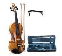 Adult Violin 4/4 Acoustic Violin Kit Matt Natural Square Case Professional Practice Performance