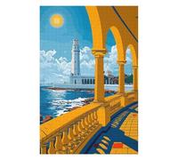 Adult Vivid Jigsaw Puzzle, Alexandria Lighthouse View, 1000 PCS