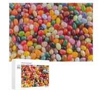 Adult Vivid Jigsaw Puzzle, Colorful Jelly Beans Delight, 300 PCS