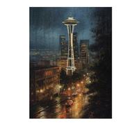 Adult Vivid Jigsaw Puzzle, Emerald City Seattle USA, 500 PCS