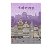 Adult Vivid Jigsaw Puzzle, Travel to Antwerp, 500 PCS