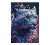 Adult Vivid Jigsaw Puzzle, Whispering Wild A Feline's Tale, 300 PCS