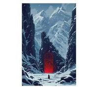 Adult Vivid Wooden Jigsaw Puzzle, Hell Gate in Snowy Land, 1000 PCS