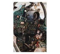 Adult Vivid Wooden Jigsaw Puzzle, Mig21 Cockpit ColdWar Jet, 1000 PCS