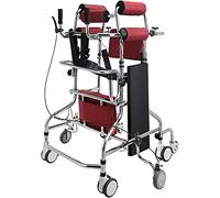 Adult Walker for Seniors, Hemiplegia Rehabilitation Standing e, with Handbrake, Adjustable Height, Suitable People of 59~71 inch,A (Color : A) (A)