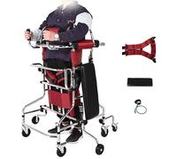 Adult Walker Height Adjustable Rehabilitation Standing Frame Walking Aid Upright Walker for Seniors with Hand Brakes for The Disabled(Without Handbrake,Women) (Without Handbrake Women)