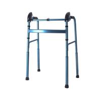 Adult Walker, Walking Mobility Aid for Elderly, Disabled Auxiliary Medical Walker,Climbing Stairs Aluminium Folding Walking Frame,