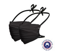 Adult Washable Covid-19 Barrier Mask Twin-pack - Black