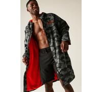 Regatta Mens Waterproof Robe Adults Grey/Black Cam XS