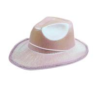 Adult Wedding Party Cowgirl Hat With LED Light Up Brim Carnivals Party Bridal Western Fedoras Hat Sunproof For Bride Cowboy Hats For Woman Western Felt Cowboy Hats For Men Cowboy Hat Cowboy Hat Men