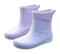 Adult Wellies Womens Waterproof Boots Ladies Garden Shoes Dot Shoes Rain Boots for Women,Garden Rubber Non Slip Width Mid Calf Comfort Short Ankle Rainboots Lightweight Platform Mud Women's Original S