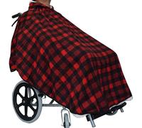 Adult Wheelchair Windshield Comprehensive Warmth, Easy to Put On and Take Off, Machine Washable Suitable for All Types of Wheelchairs(Red)