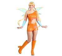 Adult Winx Club Stella Fancy Dress Costume | Winx Club Fancy Dress Costumes X-Small Orange