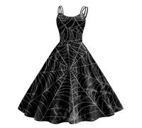 Adult Women’S Classic Fancy Dress Festival For Women Gothic Horror Costume Ladies V Neck Half Moon Sexy Renaissance Elegant Smocked Party Zombie Bride Role Play Cocktail Swing