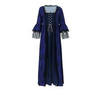 Adult Women’S Classic Fancy Dress Festival For Women Witch With Hooded Cape Waist Smocked A-Line Dresses Halloween Costumes Zombie Bride Role Play Cocktail Swing