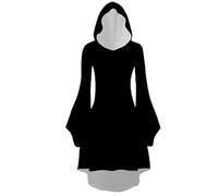 Adult Women’S Classic Fancy Dress Renaissance Hoodie Vintage Elegant A-Line Dresses Plus Size Halloween Costumes Flare Sleeve Corset For Carnival Cosplay