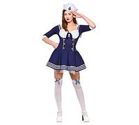 Adult Womens Hello Sailor Fancy Dress Costume - Small (UK 10-12)