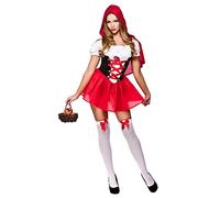 Adult Womens Little Red Riding Hood Fancy Dress Costume - Small (UK 10-12)