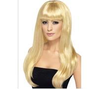 Adult Womens Long Blonde Wig