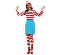 Adult Women's Officially Licensed Where's Wally Wenda Party Fancy Dress Costume