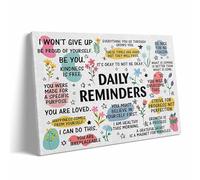 Adult Wooden Educational Puzzle 1000 Pieces Motivational Daily Reminders of Positive Affirmations and Self Encouragement. Motivational Wall Decor for The Home. Uplifting Gift.