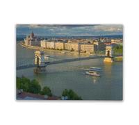 Adult Wooden Educational Puzzle 1000 Pieces The Capital City of Hungary,Budapest Colorful Jigsaw Puzzles for Adults and Teens Puzzle Toys Wooden Gifts