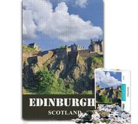 Adult Wooden Jigsaw Puzzle 1000 Pieces, Edinburgh Scotland Travel | For adults: Jigsaw Puzzle Gift: hands-on indoor leisure during indoor leisure.