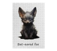 Adult Wooden Jigsaw Puzzle, Bat Eared Fox, 300 PCS