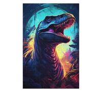 Adult Wooden Jigsaw Puzzle, Jurassic Beast Unleashed, 1000 PCS