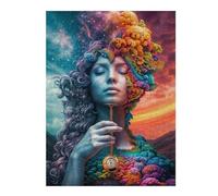 Adult Wooden Jigsaw Puzzle, Rebirth of Time, 500 PCS