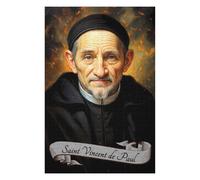 Adult Wooden Jigsaw Puzzle, Saint Vincent De Paul Portrait, 1000 PCS